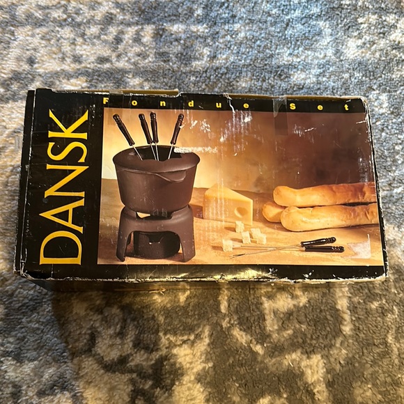 Dansk Kitchen Dansk Fondue Set Cast Iron Poshmark